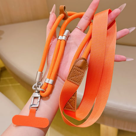 すまほショルダーストラップ 長さが調整可能 斜めがけ 肩掛け ロングストラップ 紐 丈夫 定番アイテム[M5998]