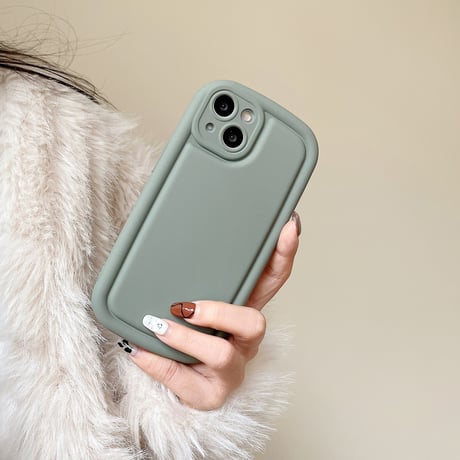 無地シンプル iPhone14pro/14ケース 全面保護 アイフォン13/12カバー 高級感 お揃い 男女兼用 [M2902]