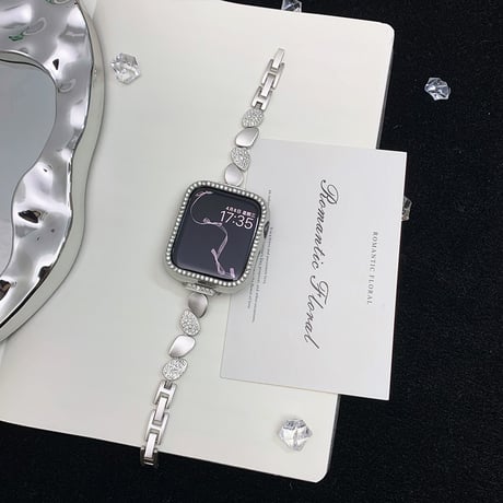 ダイヤメタル  AppleWatchバンド オシャレシック AppleWatchベルト Series 11/10/9/8 SE3/2  Ultra3/2/1 高級感高品質[M6269]