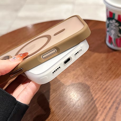 レンズ保護 iPhone16pro/15promaxケース Magsafe対応 耐衝撃加工 アイフォン14pro/13/promax/12カバー 黄ばまない 高品質 耐久性ある[M4903]