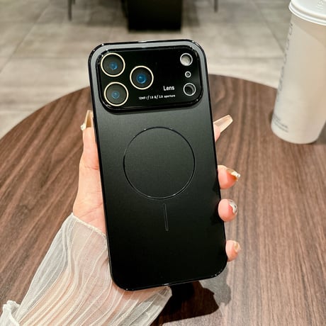 耐衝撃耐久性 iPhone17pro/16promaxカバー レンズ保護 Magsafe対応 iPhone15pro/14/13カバー 丈夫 高級感 [M5372]