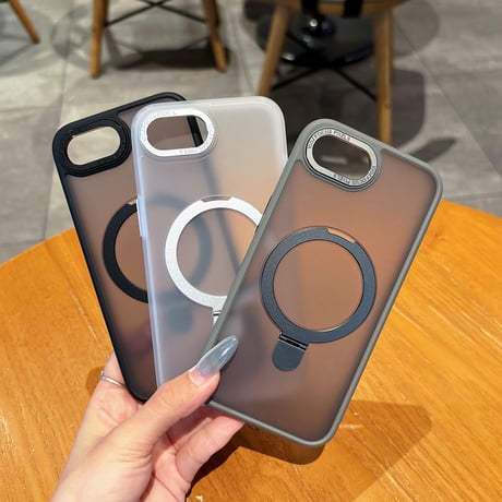 iPhone16eケース 高品質耐衝撃 Magsafeリングスタンド iPhone16Promax/15pro/14ケース 指紋防止 多機能 耐久性ある  [M5210]