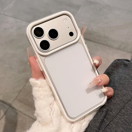クリア iPhone17Pro/17ケース カラーフレーム iPhone17Promax/16Pro/15ケース シンプル風 頑丈[M6534]