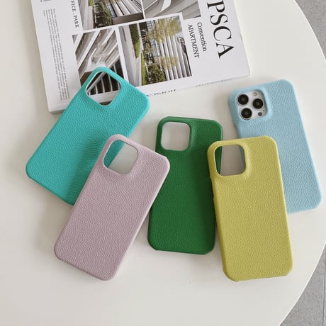 革製 iPhone14plus/14proカバー シンプル風 アイフォン13pro/12mini/11proケース おそろい 高品質 使いやすい [M2571]