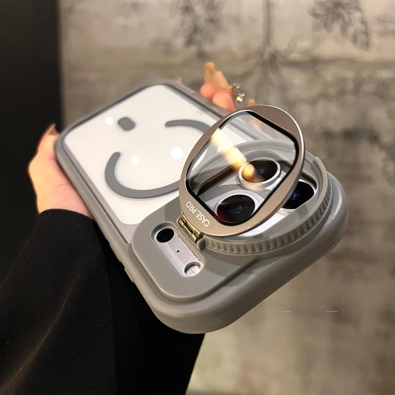 カメラ保護ケース付 iPhone17Pro/16ProMaxケース スタンド機能 Magsaf