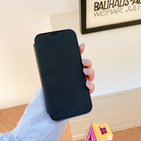 手帳型 iphone14/13promaxケース カード収納 iphone12/11proカバー  シンプル風 肌に優しい 手さわりいい[M2098]