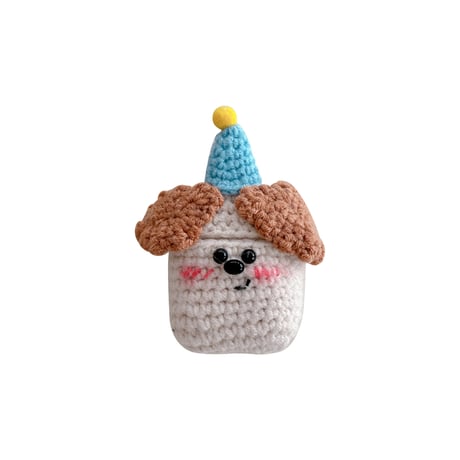 ニット犬ちゃん Airpods 4ケース ギフトにおすすめ Airpods3/2カバー Airpodspro2/pro  めっちゃ可愛い[M5002]