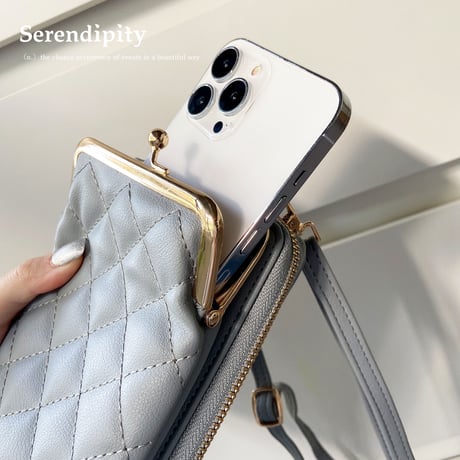 財布型 iphoneケース 大容量 カード/お札/小銭など収納  革製  ショルダー首掛け紐付き 長さが調整可能 全機種対応  高品質M1289
