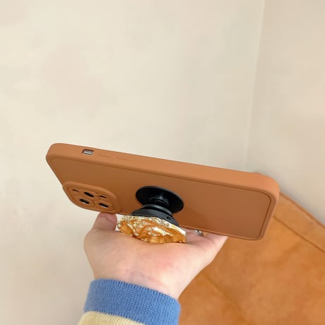 金属グリップ付 iPhone13pro/13promaxケース   スマホスタンド iphone12 /11promaxカバー   可愛い 品質いいM1138