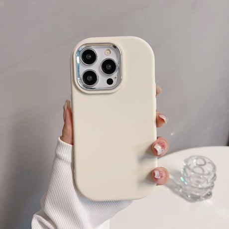 シリコン iPhone15/15proケース 無地 アイフォン14/13/12ケース イエロー ピンク ホワイト シンプル[M3545]