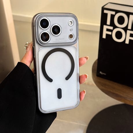 レンズカバー2つ iPhone17/17Proケース MagSafe対応 iPhone17Promax/16Pro/15Proケース 指紋防止 耐衝撃頑丈[M6109]
