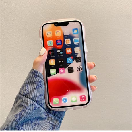 オシャレピンクカラー iphone15pro/14promaxケース  ぼかし iphone13/12/11カバー キラキラ 滑りにくい 持ちやすい[M2519]