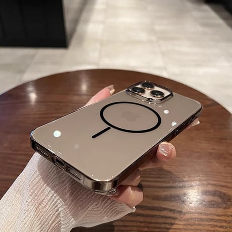 透明軽量 iPhone16promax/16proケース MagSafe対応 黄ばまない クリア iPhone15Pro/14/13/12カバー 高透明感頑丈 [M5317]