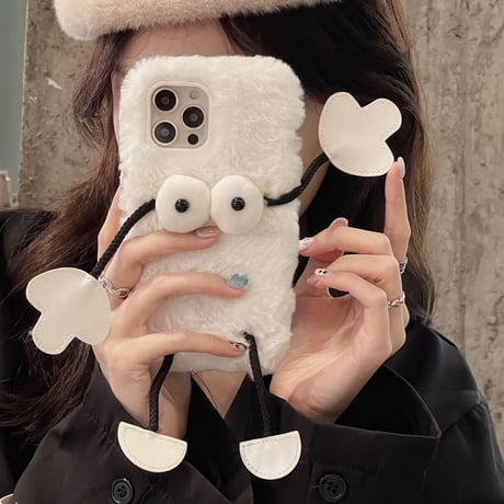 お揃いモンスター iphone14/13promaxケース  面白い 柔らか iphone12/11カバー  秋冬人気アイテム キュート おすすめ[M2253]
