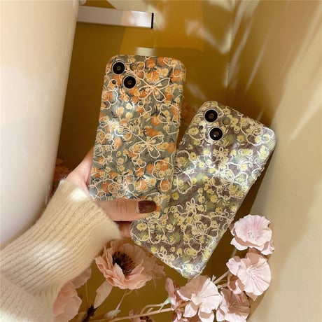 刺繍花柄 iphone13/13promaxケース  オシャレ iphone12pro/11カバー  綺麗 お上品 人気M1255