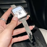 ジュエリー アップルウォッチバンド キラキラ高級感 AppleWatchベルト Ultra3/2/1 Series 11/10/9/8 SE3/2/1高品質 エレガント[M5555]