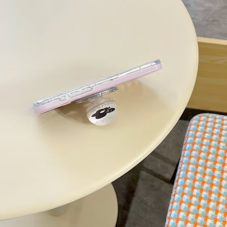 動くダイヤ入り スマホグリップ  花柄/リボン 可愛い マグネットタイプ  スマホスタンド キラキラ艶感 実用 女子力アップ プレゼントにおすすめ[M4423]