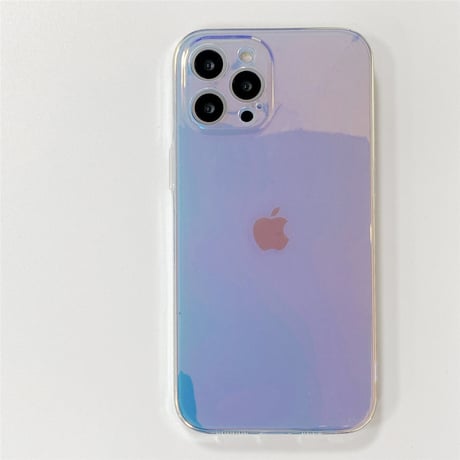 オーロラカラー iphone13mini/13proケース キラキラグラデーションカラー iphone12/11promaxカバー  高透明感 綺麗M1010
