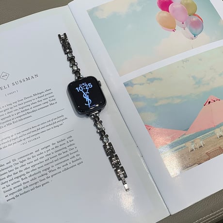 高級感ダイヤ AppleWatchバンド おしゃれ金属 アップルウォッチバンド Series10/9 Ultra series8 7 6 5 4  3 2 SE SE2 高品質 人気[M5319]