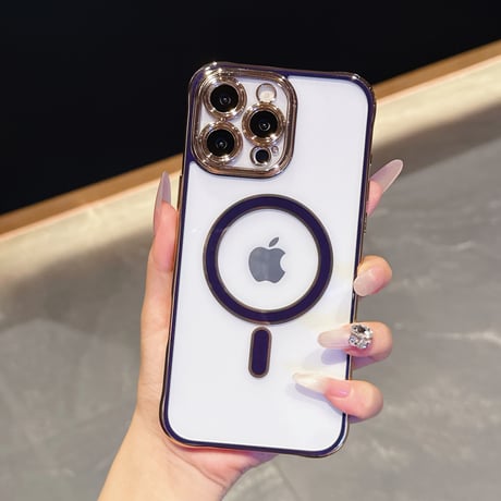 メタリックカラー iPhone16pro/16eケース Magsafe対応 カメラ保護 iPhone15promax/14/13proカバー 黄ばまない 耐久性ある [M5518]