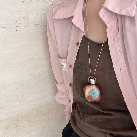 暈し染めカラー Airpods4ケース シック AirpodsPro2ケース airpods3/2カバー  かわいい リング付 おしゃれ [M5332]