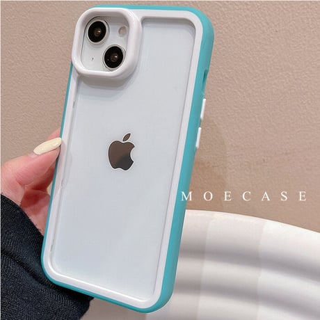 バンパー iPhone14/14proカバー 放熱 iPhone13/12/11promaxケース カラー枠 頑丈耐衝撃 シンプル風  男女兼用[M3191]