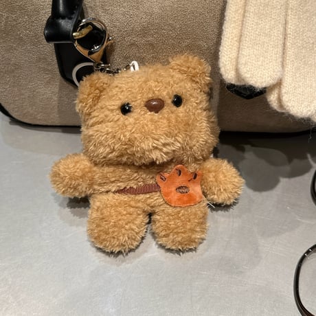 クマぬいぐるみ Airpods4/3ケース めっちゃ可愛い エアーポッズ/Pro2/Pro1ケース もこもこ 柔らかい 手さわりいい ギフトに最適[M4798]