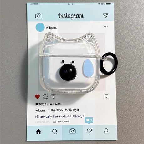 犬ちゃん Airpods 4ケース リング付 Airpodspro2/proカバー Airpods3/2 めっちゃ可愛い ギフトにおすすめ[M4870]