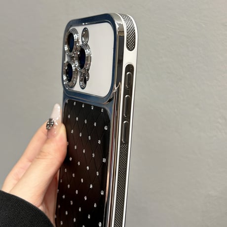 ダイヤデコ アイフォン17Pro/17ケース 星のようにキラキラ iPhone16Pro/15ProMaxケース オシャレ きれい 頑丈[M6129]