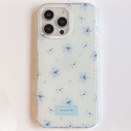 ミラーグリップ iPhone16pro/16ケース リボン柄 iphone15pro/14/13promaxカバー 可愛い 淡色[M5485]