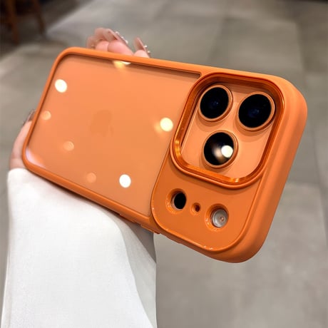 高品質 シンプル iPhone17ProMax/17Proケース 耐衝撃 金属カメラ枠 iPhone17/Airカバー 装着しやすい 黄ばまない [M5727]