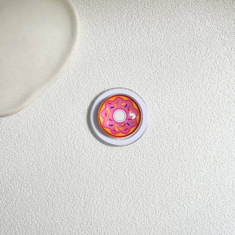 可愛いMagSafe対応スマホグリップ ハート柄/花柄/にこちゃん 磁石グリップ マグネット式スタンド 便利 ギフトに最適[M4404]