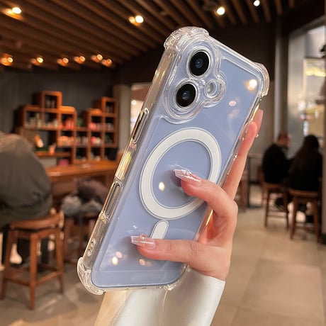 耐衝撃 iPhone17/17Proケース MagSafe対応 iPhone17ProMax/16Pro/15カバー  ラベンダー/ミストブルー/セージに合う [M6000]