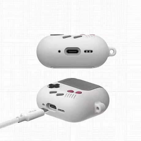 ゲーム機 Airpods４/３ケース  丈夫 AirpodsPro2/Pro1カバー 可愛い  カラビナ付 プレゼントにおすすめ 取り外しが簡単[M4803]