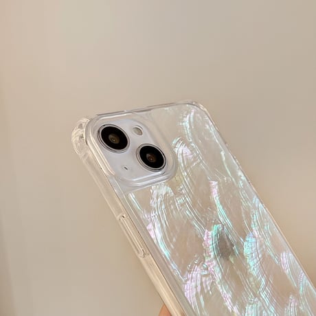 本物の貝殻 iphone16/15Pro/14/13proケース オシャレ iphone12/11proカバー  短い/長い真珠ストラップ付 可愛い キラキラ[M2020]