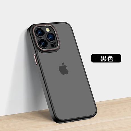指紋防止 iphone14pro/14promaxカバー マット加工 汚れ付きにくいiphone13/12promaxカバー  耐衝撃 滑りにくい 高品質[M2294]