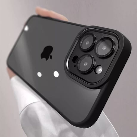 カメラ保護iPhone15Pro/15Promaxケース 頑丈 耐衝撃 iPhone14/13/12proカバー シンプル風 クリアケース 黄ばまない お揃いペア[M3623]
