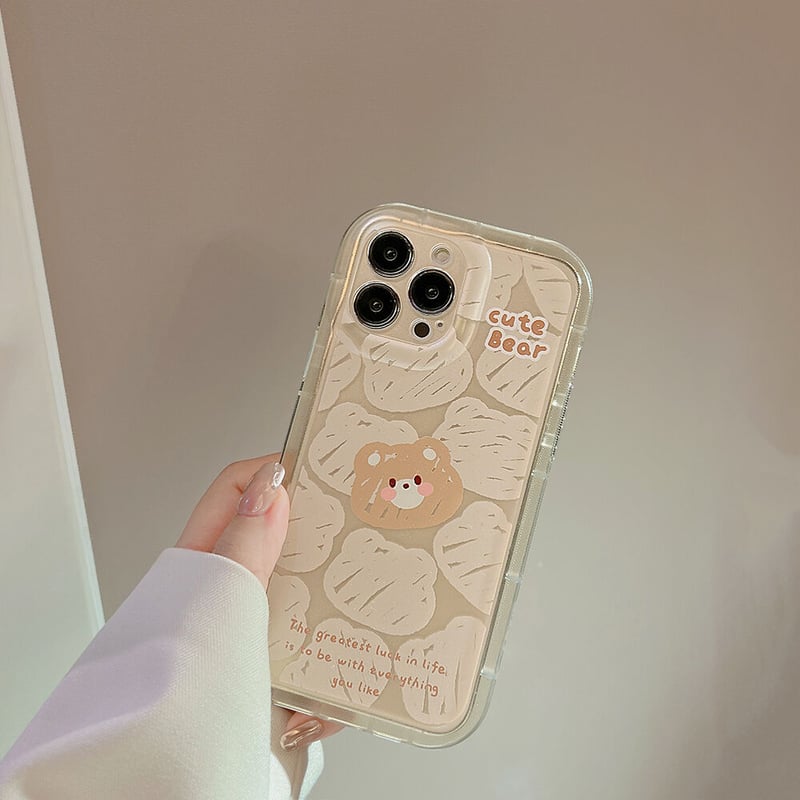 iPhone - クマ　 楽天市場】ケース 立体 クマちゃん クマ 熊 iPhone15