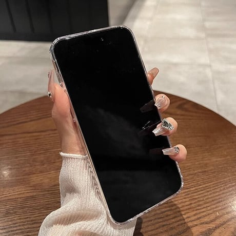 黄ばまないクリアiPhone15pro/15promaxケース 薄型軽量  高透明感 iPhone14/13/12対応 定番 お揃い[M3546]