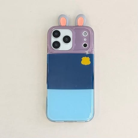 iPhone17Pro/17ケース 耳付き 可愛い iPhone17ProMax/16Pro/15ケース ペアお揃い ギフトにおすすめ [M5888]