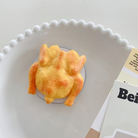 食べ物スマホグリップ マグセーフ式 折り畳み式グリップトーク 卓上スタンド機能付き 耐久性あり プレゼントにおすすめ[M3681]