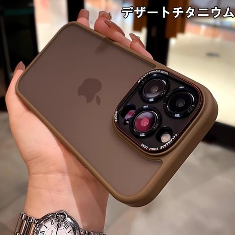 指紋防止 iPhone16pro/16promaxケース 耐衝撃 iphone15pro/14/13promax/12カバー カメラ保護 丈夫[M4672]