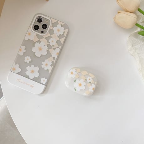 花柄 頑丈耐衝撃 airpods第三世代ケース  可愛い airpodsproカバー  第1/2世代対応  フック付き  美しい [M1630]