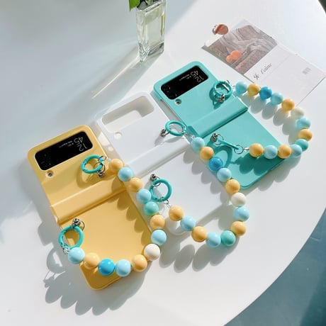 Galaxy z flip3 ケース  ストラップ おしゃれ ギャラクシーzフリップ3  5Gカバー 持ち手あり  高品質 頑丈[M1858]