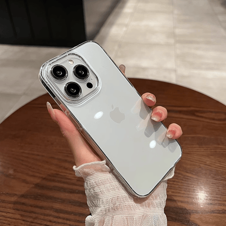 黄ばまないクリアiPhone15pro/15promaxケース 薄型軽量  高透明感 iPhone14/13/12対応 定番 お揃い[M3546]