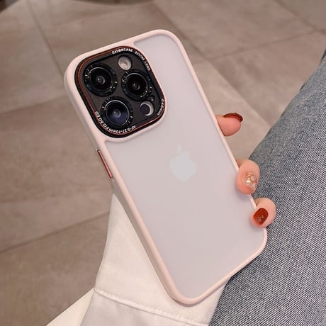 指紋防止 iphone14pro/14promaxカバー マット加工 汚れ付きにくいiphone13/12promaxカバー  耐衝撃 滑りにくい 高品質[M2294]