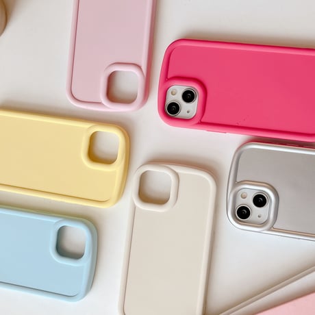 シンプル無地 iphone14/15ケース  シリコン製 アイフォン12/11カバー  かわいい 使いやすい お揃い 指紋防止[M3147]