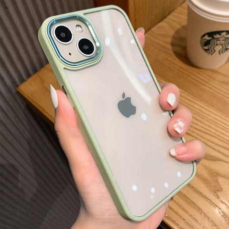 iPhone15/15Proケース クリア 高透明 黄ばまない 金属レンズ枠  頑丈 for iPhone12/13/14カバー オシャレさんにおすすめ[M3503]