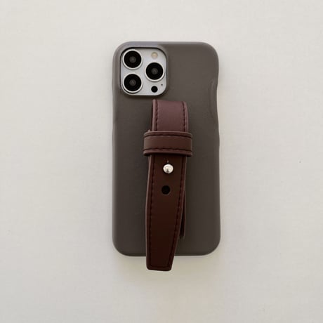 ベルト付 iPhone14pro/14promaxケース レザー製 高級感iphone13/12/11promaxカバー  頑丈  手さわりよい お揃い[M2363]