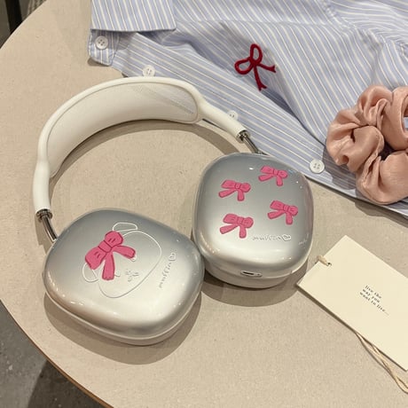 透明 AirPodsMax専用ケース 可愛い エアーポッズ マックスカバー お揃い 女子力アップ[M4211]